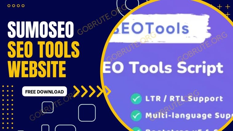 SUMOSEO : Seo Tools Website Script Free Download